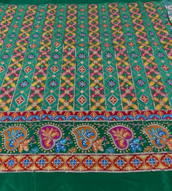 Heavy Multi-Cording Sequence Pure Crepe Fabric