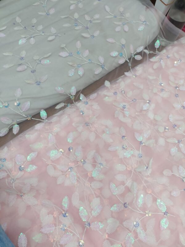 Heavy Sequin Net Fabric 44 Width2