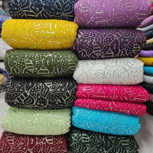 Premium Georgette Fabric with Heavy Work