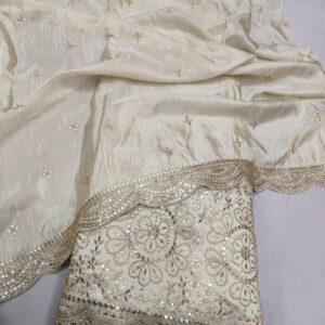 Pure Shimmer Tissue Silk Fabric