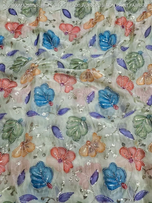 Jimmy choo fendy fabric cut dana handwork 038 position print - High-Quality Fabric