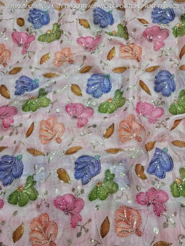 Jimmy choo fendy fabric cut dana handwork 038 position print - High-Quality Fabric