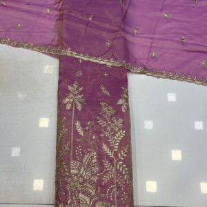 pure shimmer tissue silk, sequin zari fabric, shimmer silk dupatta, premium wedding fabric, luxurious designer silk