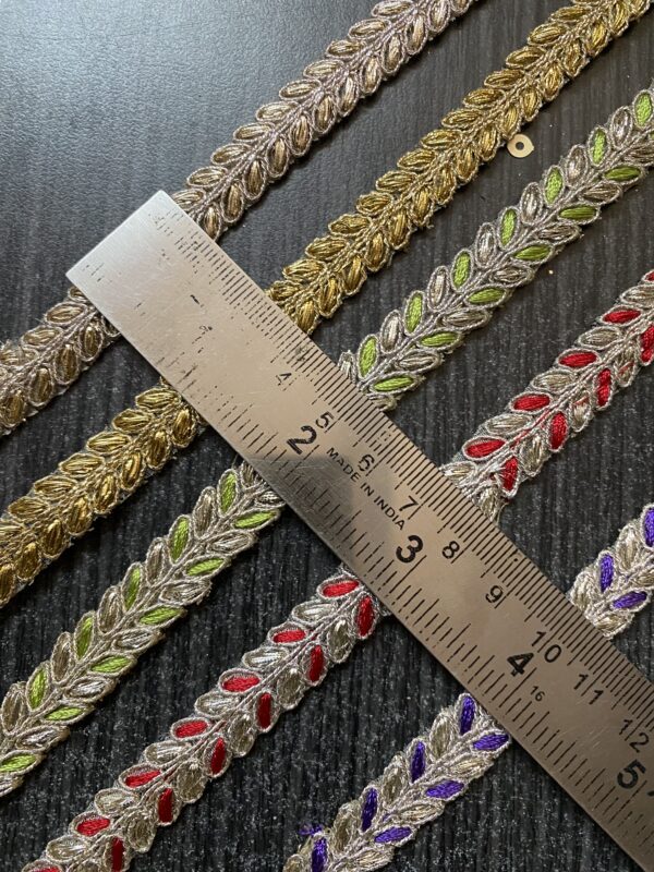 Affordable Cutwork Cording Lace, perfect for any project at ₹260 per roll. Elevate your designs with this premium lace.