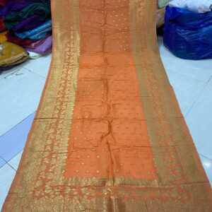 Pure Dola Silk Dupatta with intricate Banarasi weaving. Width: 36 inches, Length: 2.5 meters, ₹950 per piece.