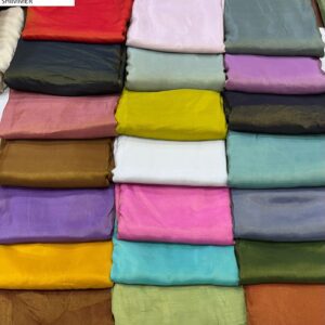 Pure Viscose Shimmer Tissue Fabric available at wholesale prices, offering luxurious texture and versatility for various fashion and textile projects. pure viscose shimmer tissue fabric wholesale