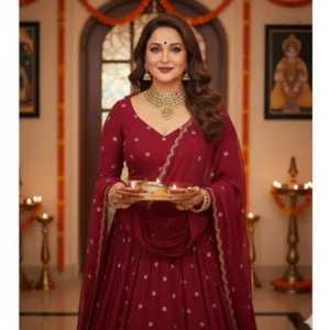 Blooming vichitra silk fabric with sequins butties 8211 rs 250m - High-Quality Fabric