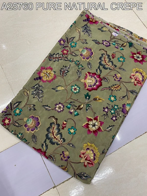 Natural Crepe Fabric