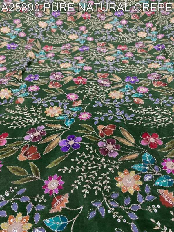 Natural Crepe Fabric