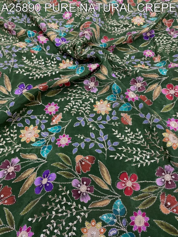 Natural Crepe Fabric