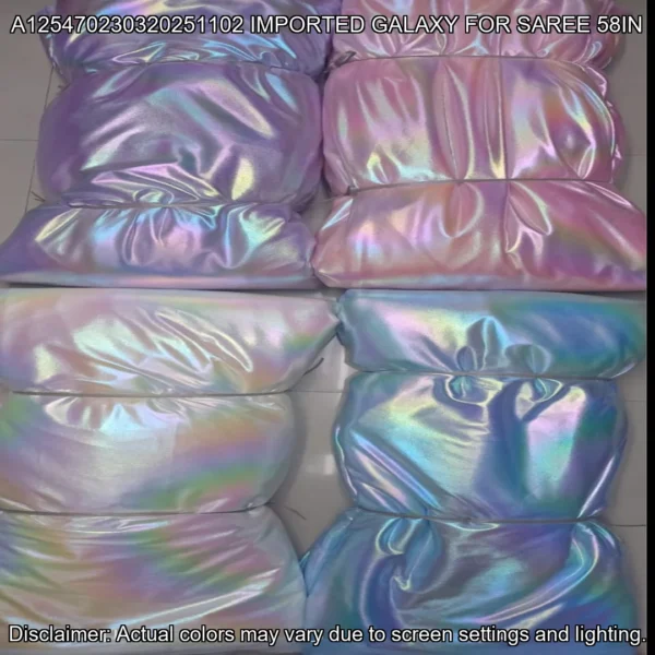 Imported Galaxy Fabric for Sarees – Shimmering & Elegant