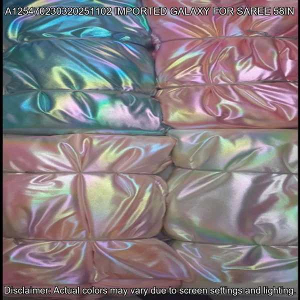 Imported Galaxy Fabric for Sarees – Shimmering & Elegant