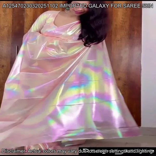Imported Galaxy Fabric for Sarees – Shimmering & Elegant