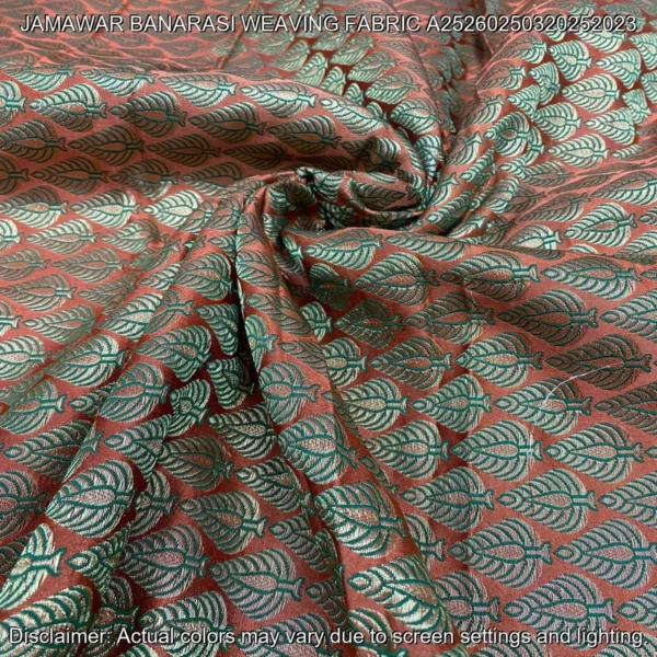 Jamawar banarasi weaving fabric 448243 8211 soft 038 luxurious buy now - High-Quality Fabric