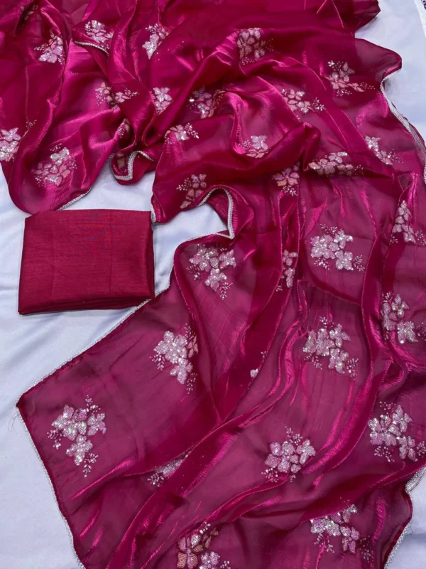 Alia Bhatt Inspired Zimmy Chu Saree – Party Wear | Shop Now