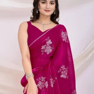 Alia Bhatt Inspired Zimmy Chu Saree – Party Wear | Shop Now