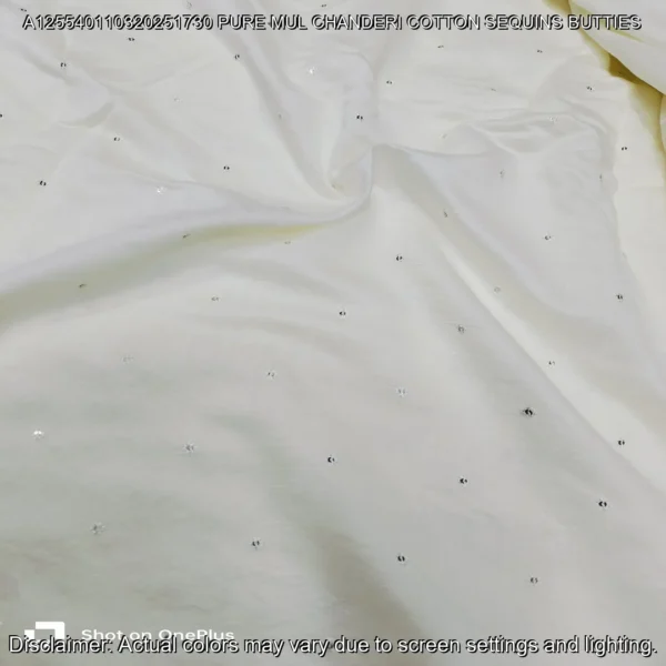 Pure mul chanderi cotton soft 038 breathable fabric 315m - High-Quality Fabric