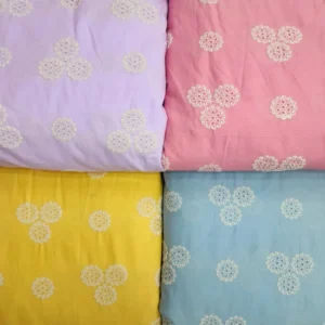 Pure Cambric Cotton Hakoba Fabric – Elegant Embroidery | Buy Now