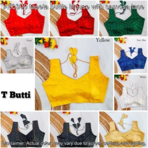 Tapeta Butti Samosa Lace Blouse – 9 Colors, Jari Work