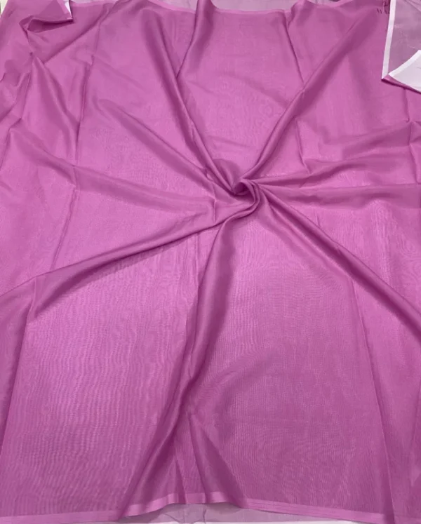 Pure soft organza fabric silky sheer 038 elegant for sarees - High-Quality Fabric