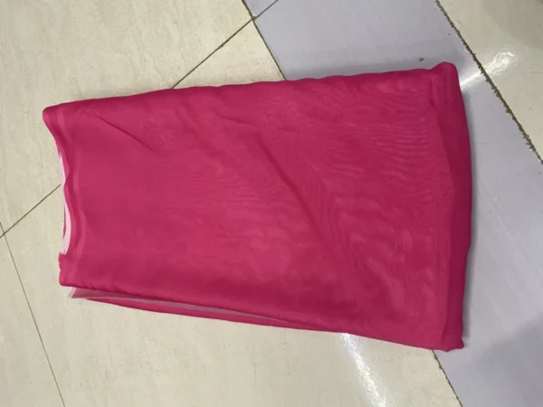 Pure soft organza fabric silky sheer 038 elegant for sarees - High-Quality Fabric