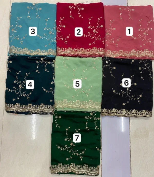 Sabyasachi Style Jaal Embroidery Dupatta | Vichitra Silk