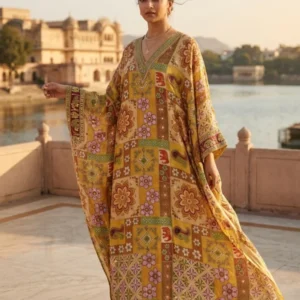 Soft chinnon print work fabric 300meter shop now - High-Quality Fabric