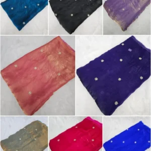 Space silk fabric with handwork sequins 038 pipe butties - High-Quality Fabric