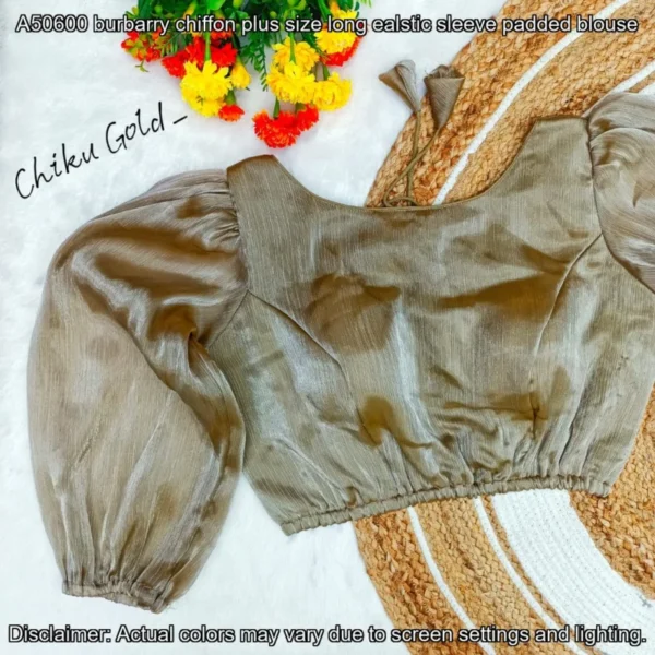 Plus Size Burberry Chiffon Blouse – Stylish & Comfy Fit