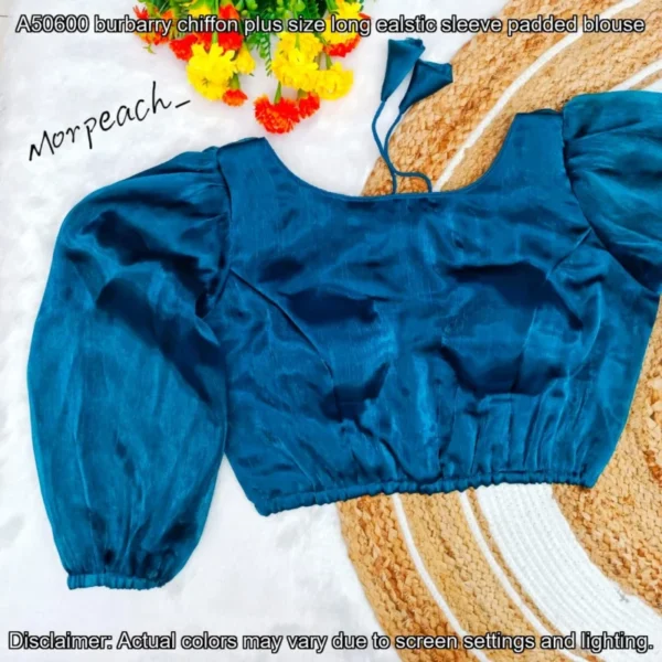Plus Size Burberry Chiffon Blouse – Stylish & Comfy Fit