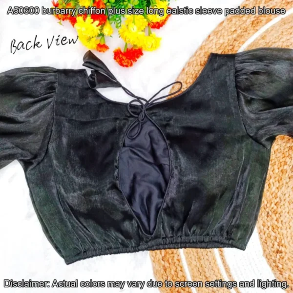 Plus Size Burberry Chiffon Blouse – Stylish & Comfy Fit