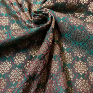 Banarasi brocade weaving fabric for wedding collection - High-Quality Fabric