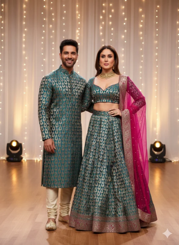 Banarasi brocade weaving fabric for wedding collection - High-Quality Fabric