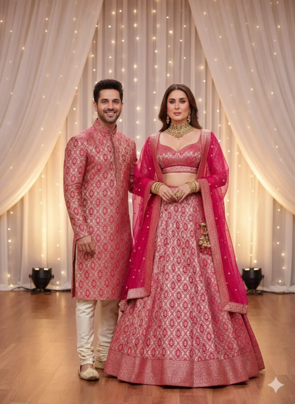 Banarasi brocade weaving fabric for wedding collection - High-Quality Fabric