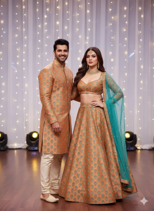 Banarasi brocade weaving fabric for wedding collection - High-Quality Fabric