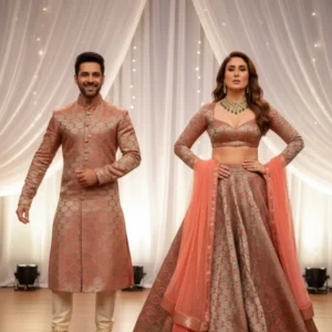 Banarasi brocade weaving fabric for wedding collection - High-Quality Fabric