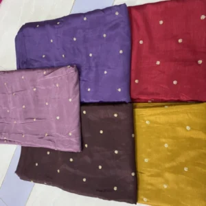 Chinnon fabric with sequins embroidery 44 width buy now - High-Quality Fabric