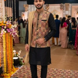 Hakoba cotton chikankari fabric digital prints 038 soft feel - High-Quality Fabric