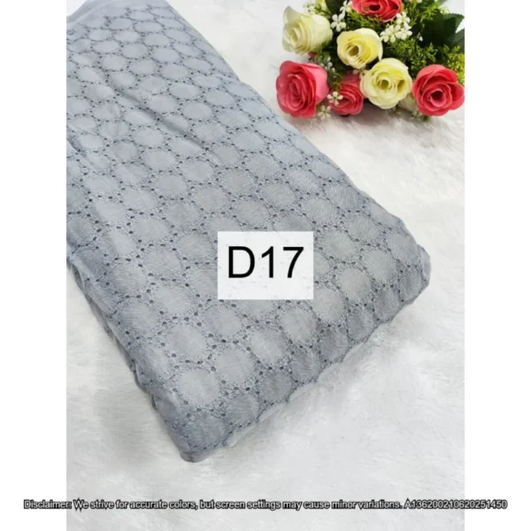 Hakoba cotton chikankari fabric football design 428243 wide - High-Quality Fabric