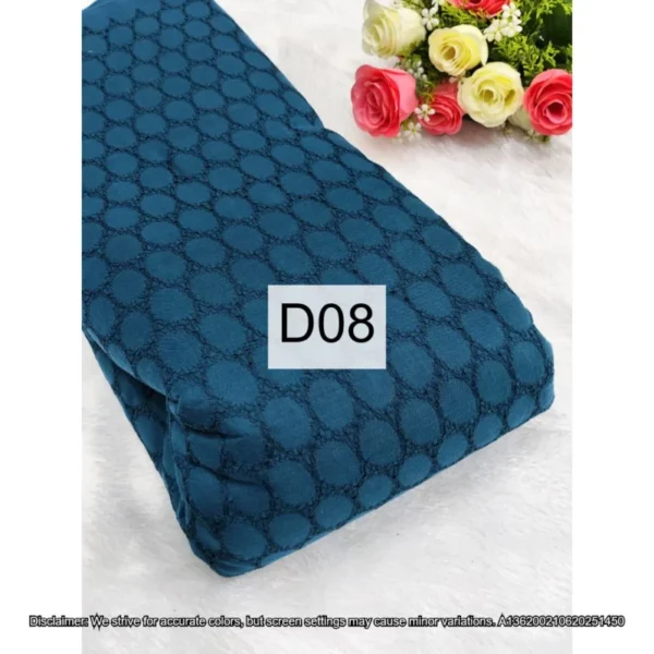 Hakoba cotton chikankari fabric football design 428243 wide - High-Quality Fabric