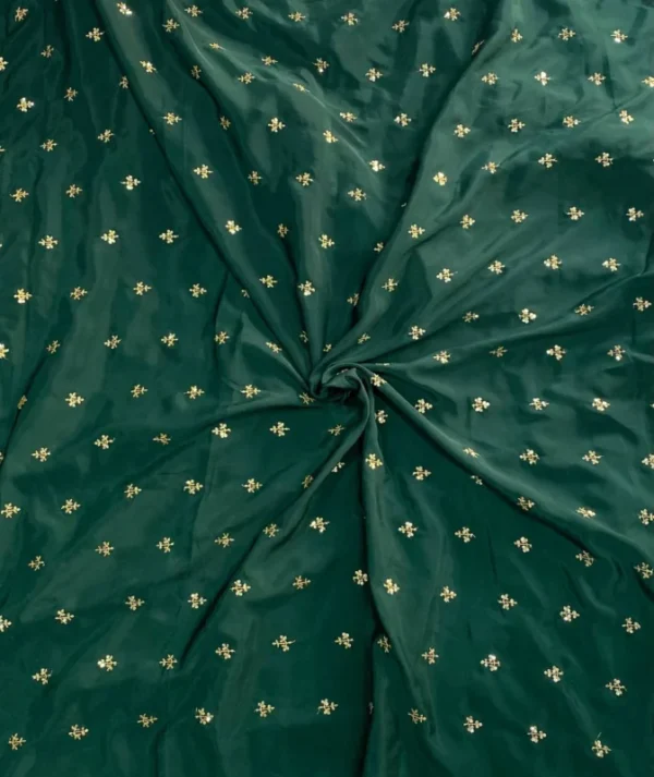 Natural crepe fabric with zari sequins 8211 4 colors amrut - High-Quality Fabric