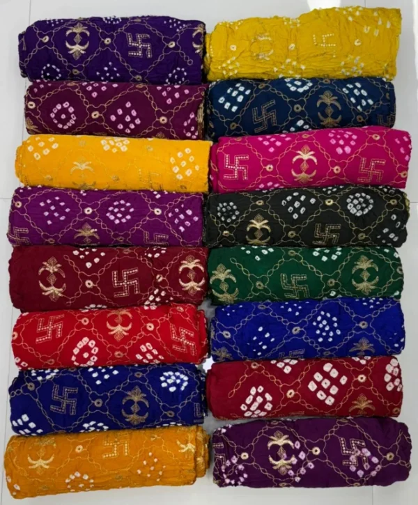 A1292200 pure gajji silk dupatta - High-Quality Fabric