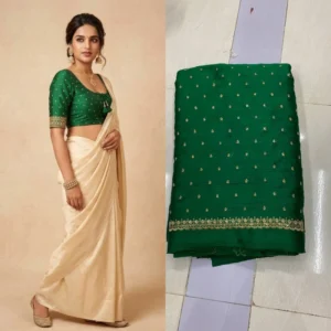 Italian silk fabric 8211 golden butti 038 border 8211 448243 wide boutique choice - High-Quality Fabric