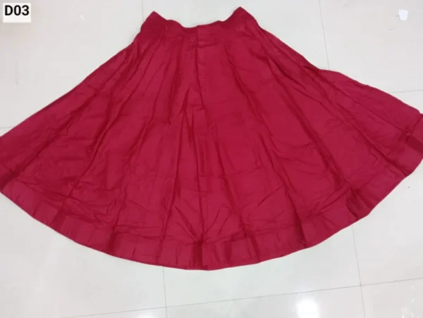Navratri special reyon cotton lehenga 8211 6 mtr flair 8211 stitched - High-Quality Fabric