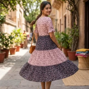 Pure mul cotton fabric beautiful daman prints 448243 width - High-Quality Fabric