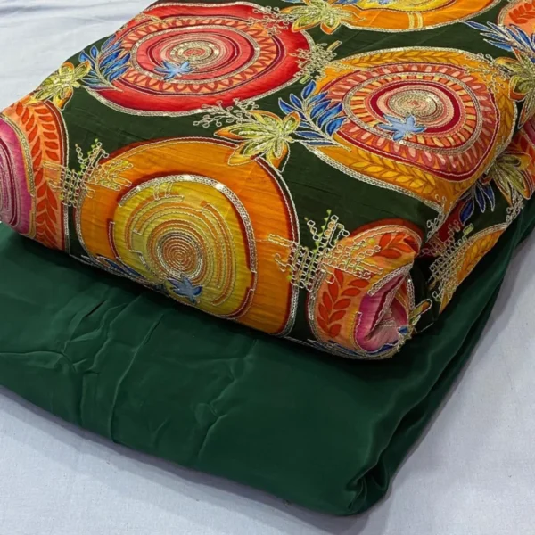 Pure natural crepe fabric with coding 038 sequins work 8211 shop now - High-Quality Fabric