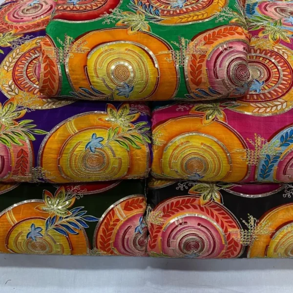 Pure natural crepe fabric with coding 038 sequins work 8211 shop now - High-Quality Fabric
