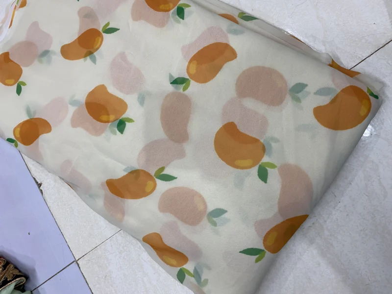 Sabyasachi inspired digital print faux georgette fabric 8211 44 - High-Quality Fabric