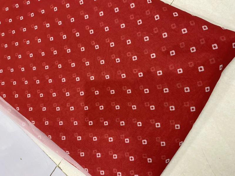 Sabyasachi inspired digital print faux georgette fabric 8211 44 - High-Quality Fabric