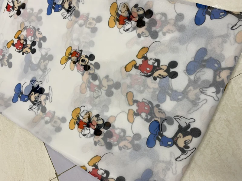 Sabyasachi inspired digital print faux georgette fabric 8211 44 - High-Quality Fabric